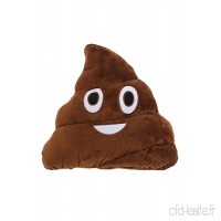 Emoti Brown Poop Emoji Plush Cushion by Emoti - B01BRMGP6M